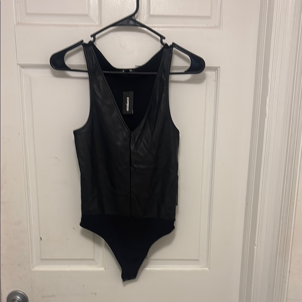 Express Black Sleeveless Bodysuit